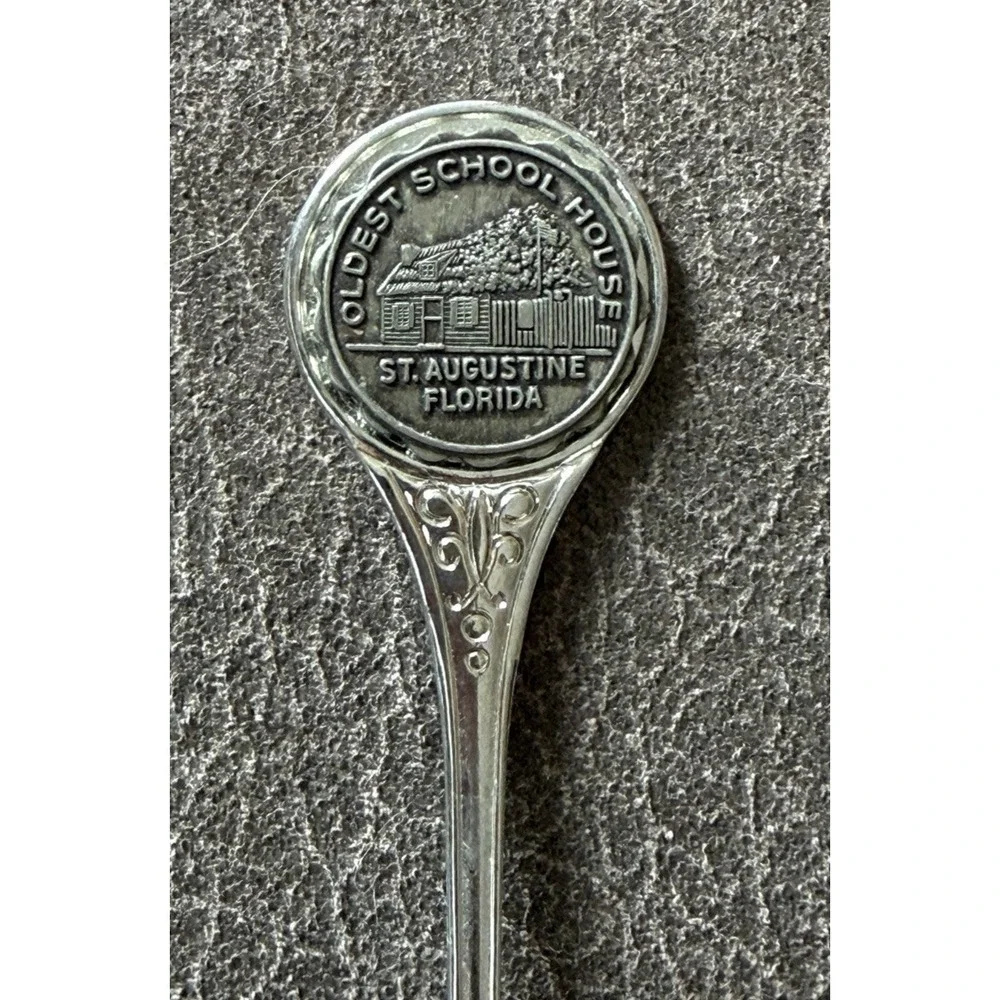 Vintage St. Augustine FL Florida‎ Oldest House Spoon Collector Souvenir